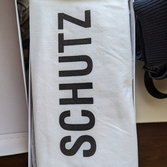 NWT Schutz 6.5 Courtney Crystal Wrap Sandal - Picture 1 of 5